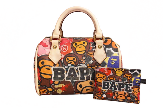 Streetwear Mini Boston Bag + Wallet Set