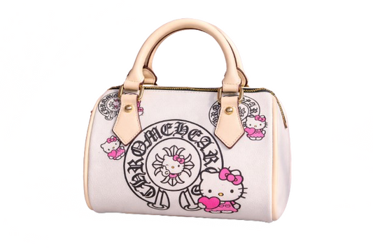 Gothic Kitty Mini Boston Bag + Wallet Set